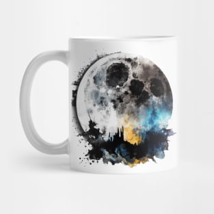Moon Watercolor Mug